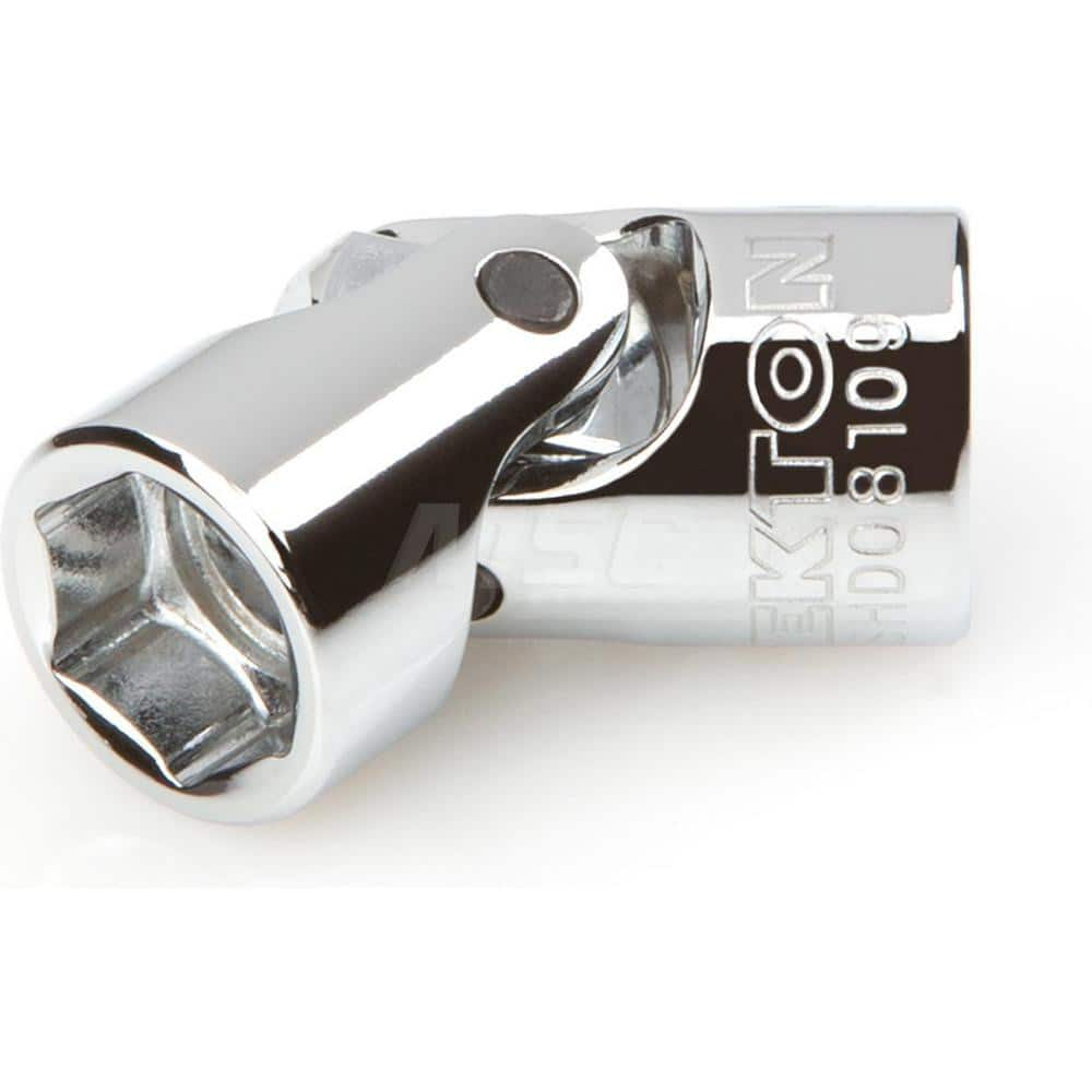 Hand Socket: 1/4″ Drive, 9 mm Socket, 6-Point Chrome-Plated & Polished