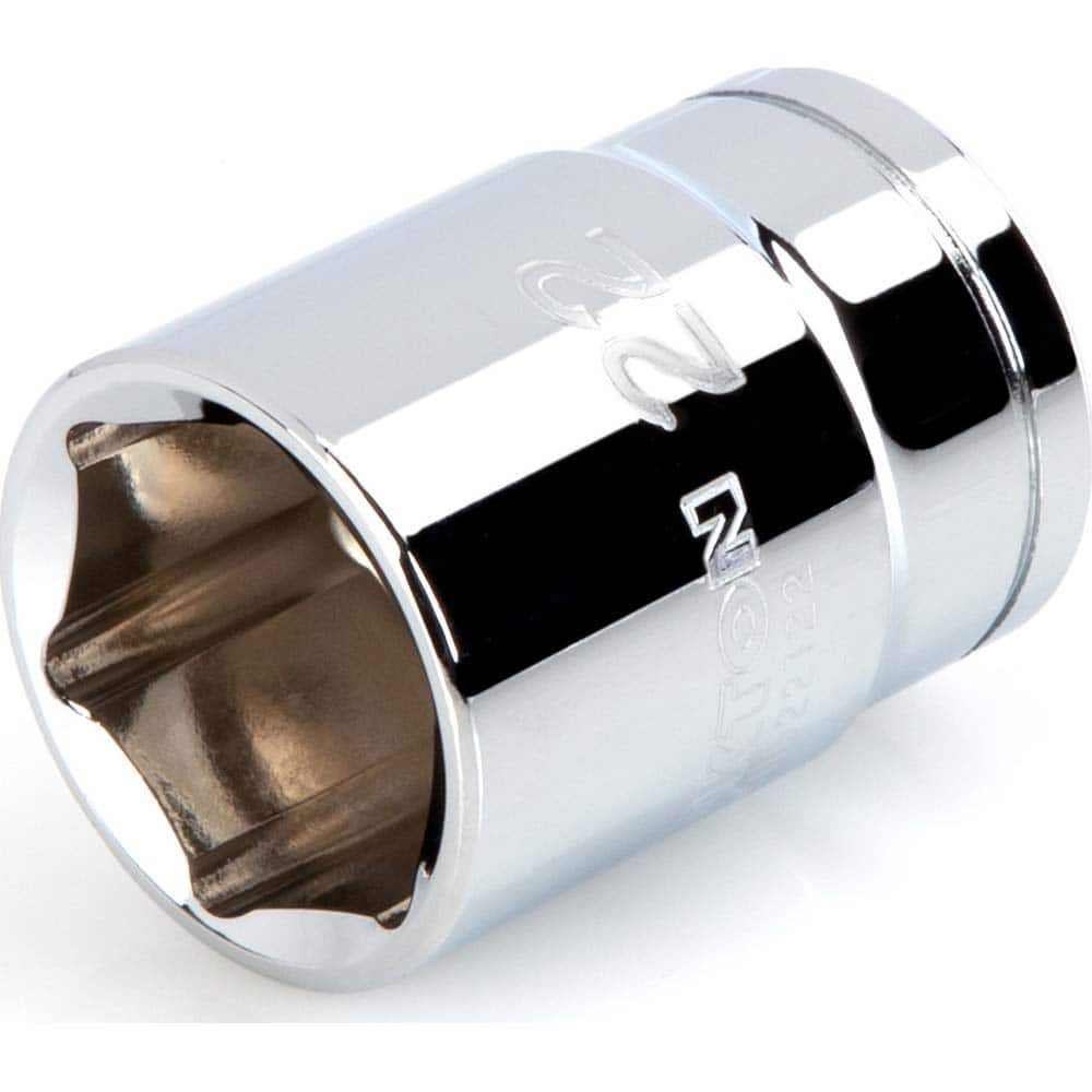 Hand Socket: 1/2″ Drive, 22 mm Socket, 6-Point Chrome-Plated & Polished