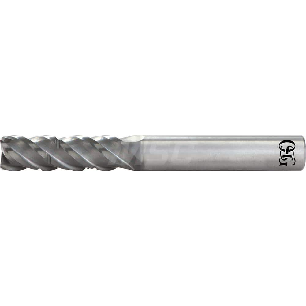 Square End Mill: 1'' Dia, 3'' LOC, 1'' Shank Dia, 7'' OAL, 5 Flutes, Solid Carbide Single End, Duarise Finish, 0 ° Variable Helix, Centercutting, RH Cut, RH Flute