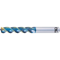 Square End Mill: 5/8'' Dia, 1-7/8'' LOC, 5/8'' Shank Dia, 5'' OAL, 3 Flutes, Solid Carbide Single End, DLC Finish, 40 ° Helix, Centercutting, RH Cut, RH Flute