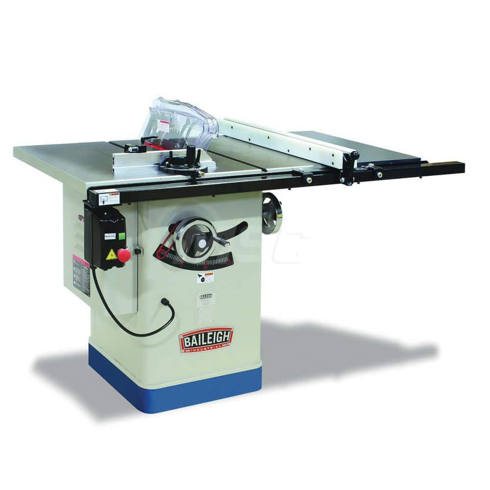 Table Saws; Blade Diameter (Inch): 10; Arbor Diameter (Inch): 5/8; Maximum Cutting Depth (Inch): 8; Phase: 1; Maximum Rip to Right of Blade (Inch): 30; Horsepower (HP): 2.0; Voltage: 220; Maximum Width of Dado (Inch): 13/16; Maximum Diameter of Dado (Inch