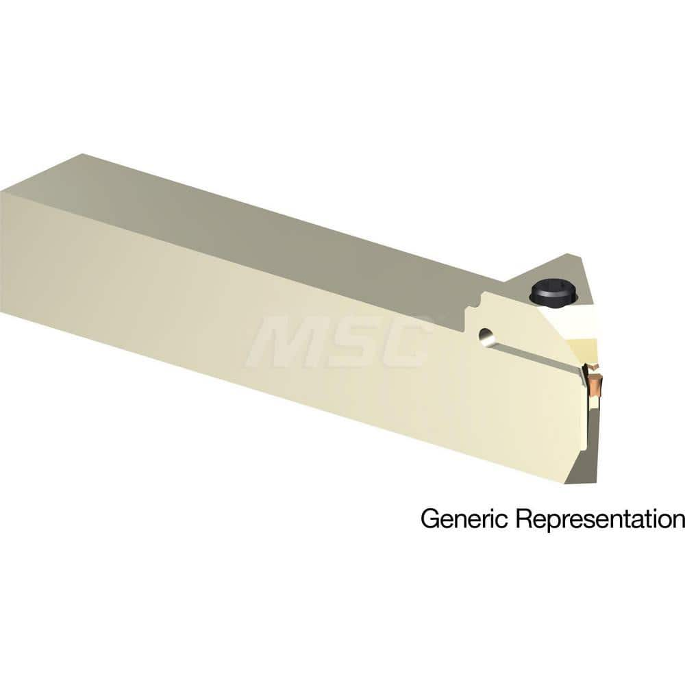 Indexable Cutoff Toolholder: 3 mm Max Depth of Cut, Left Hand 20 mm Shank Height, 20 mm Shank Width, Uses GCMN Inserts, Series GND