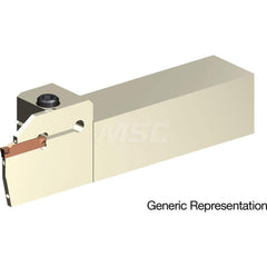 Indexable Cutoff Toolholder: 25 mm Max Depth of Cut, 50 mm Max Workpiece Dia, Right Hand 20 mm Shank Height, 20 mm Shank Width, Uses GCMN Inserts, Series GND