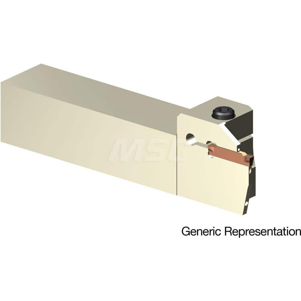 Indexable Cutoff Toolholder: 0.7″ Max Depth of Cut, 1.4″ Max Workpiece Dia, Left Hand 3/4″ Shank Height, 3/4″ Shank Width, Uses GCMN Inserts, Series GND