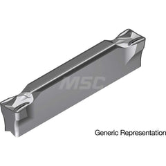 Grooving Insert: GCM6250MG AC8025P, Solid Carbide Absotech Finish, Neutral, 0.906″ Max Depth, Series GND