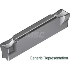 Grooving Insert: GCM3125GG AC8025P, Solid Carbide Absotech Finish, Neutral, 0.709″ Max Depth, Series GND