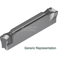 Grooving Insert: GCM3125GL AC8025P, Solid Carbide Absotech Finish, Neutral, 0.709″ Max Depth, Series GND