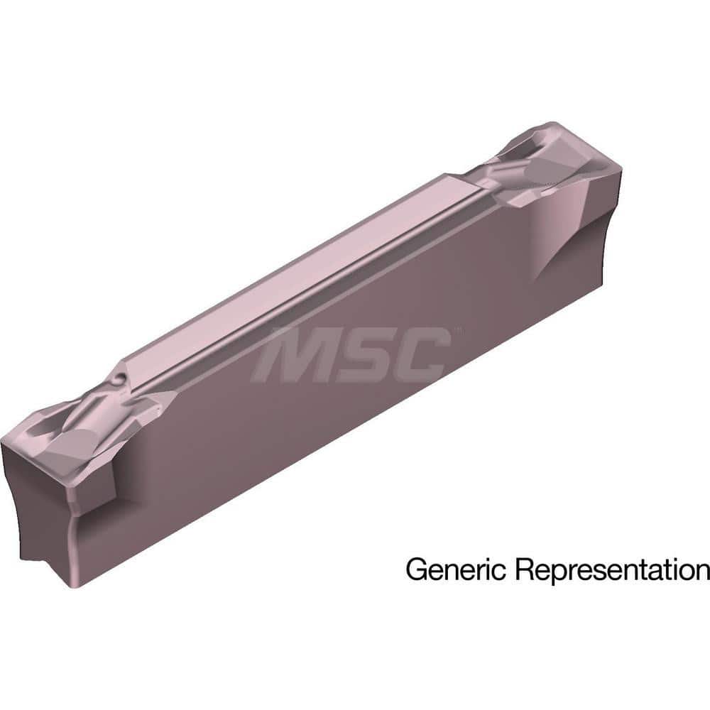 Grooving Insert: GCM2002CG AC520U, Solid Carbide Super ZX Finish, Left Hand, 2 mm Cutting Width, 20 mm Max Depth, Series GND