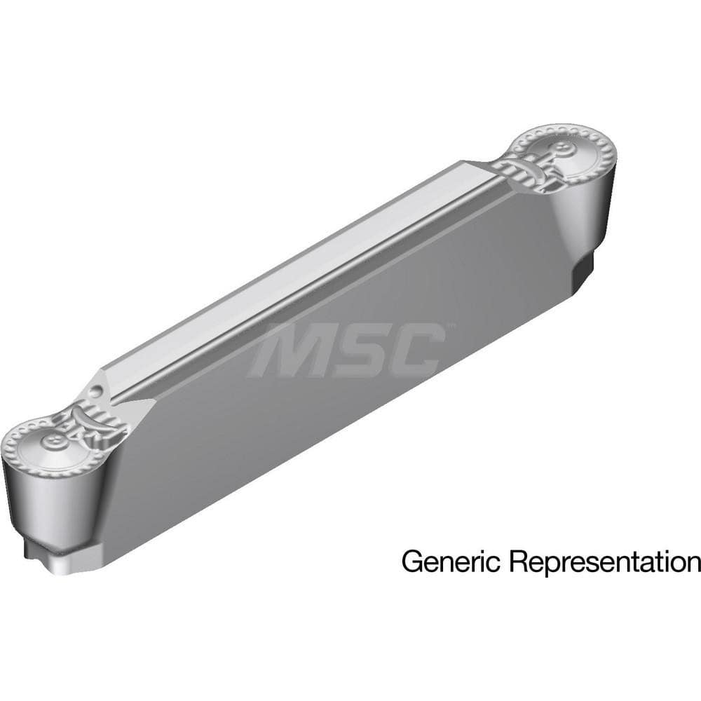 Grooving Insert: GCM6030RN AC8035P, Solid Carbide Absotech Finish, Neutral, 6 mm Cutting Width, 25 mm Max Depth, Series GND