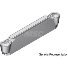 Grooving Insert: GCM6030RN AC8035P, Solid Carbide Absotech Finish, Neutral, 6 mm Cutting Width, 25 mm Max Depth, Series GND