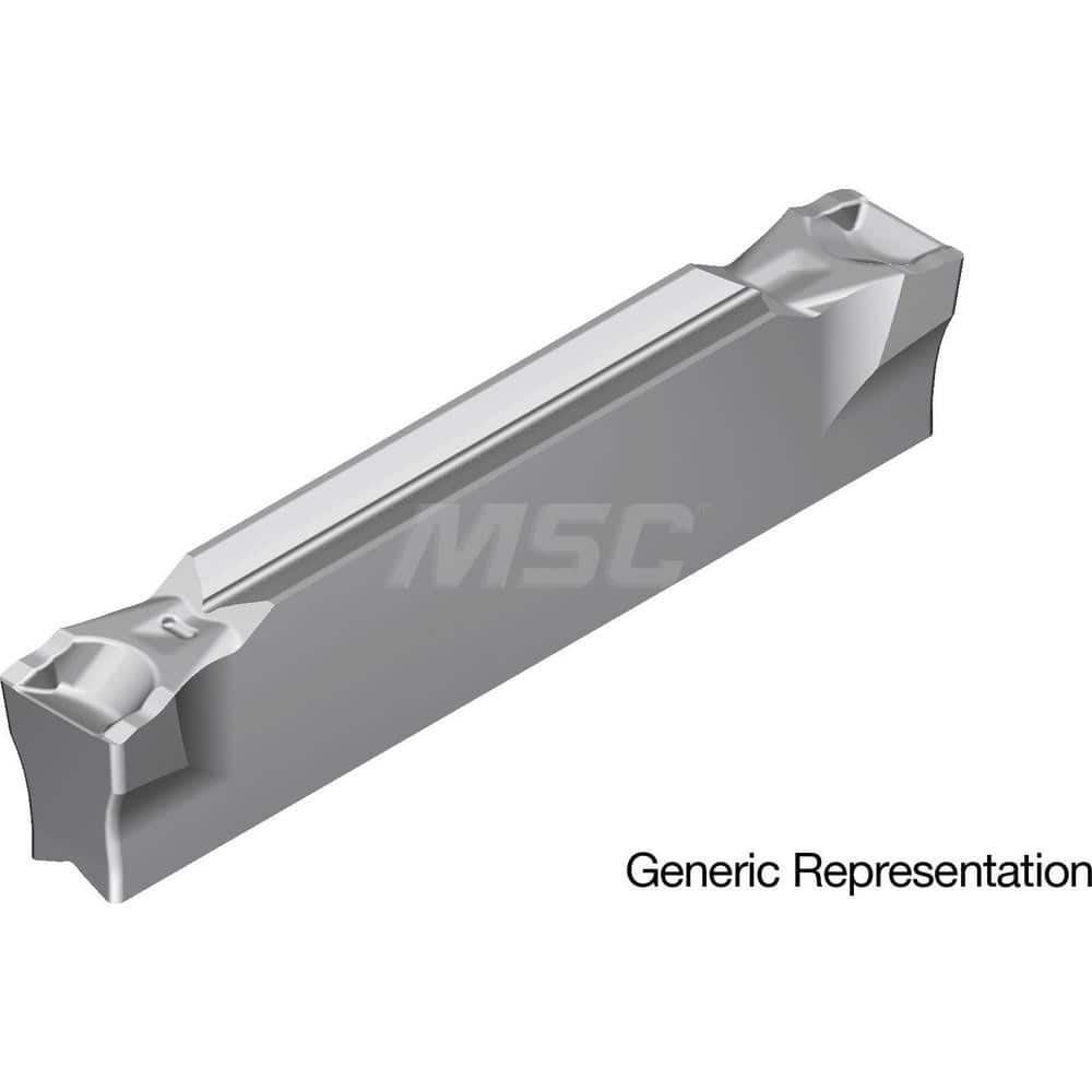 Grooving Insert: GCM2004GL AC8035P, Solid Carbide Absotech Finish, Neutral, 2 mm Cutting Width, 20 mm Max Depth, Series GND