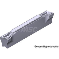 Grooving Insert: GCM20003CF AC5015S, Solid Carbide Absotech Finish, Right Hand, 2 mm Cutting Width, 20 mm Max Depth, Series GND