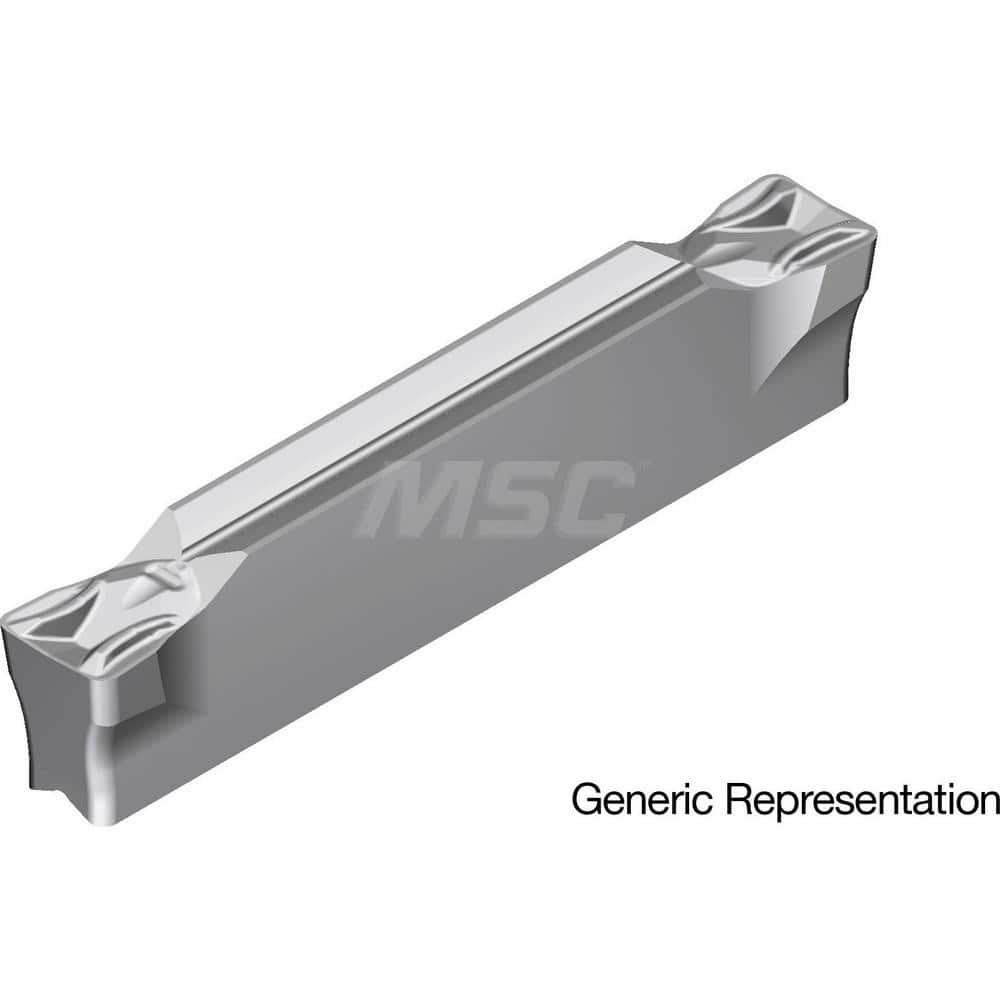 Grooving Insert: GCM6008MG AC8035P, Solid Carbide Absotech Finish, Neutral, 6 mm Cutting Width, 25 mm Max Depth, Series GND