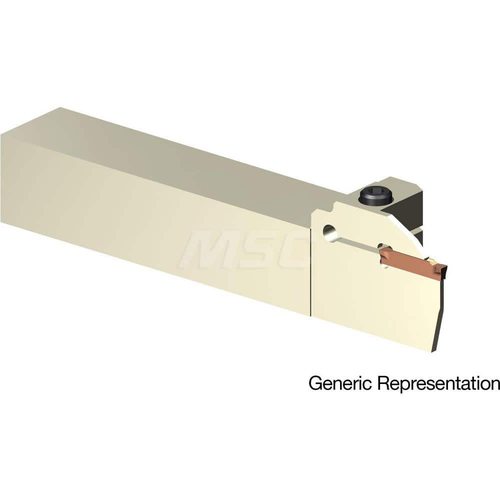 Indexable Cutoff Toolholder: 1″ Max Depth of Cut, 2″ Max Workpiece Dia, Left Hand 1″ Shank Height, 1″ Shank Width, Uses GCMN Inserts, Series GND