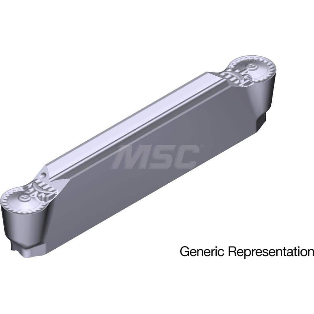 Grooving Insert: GCM6030RN AC5025S, Solid Carbide Absotech Finish, Neutral, 6 mm Cutting Width, 25 mm Max Depth, Series GND