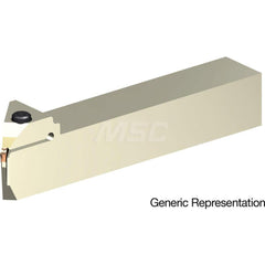 Indexable Cutoff Toolholder: 3.5 mm Max Depth of Cut, Right Hand 20 mm Shank Height, 20 mm Shank Width, Uses GCMN Inserts, Series GND