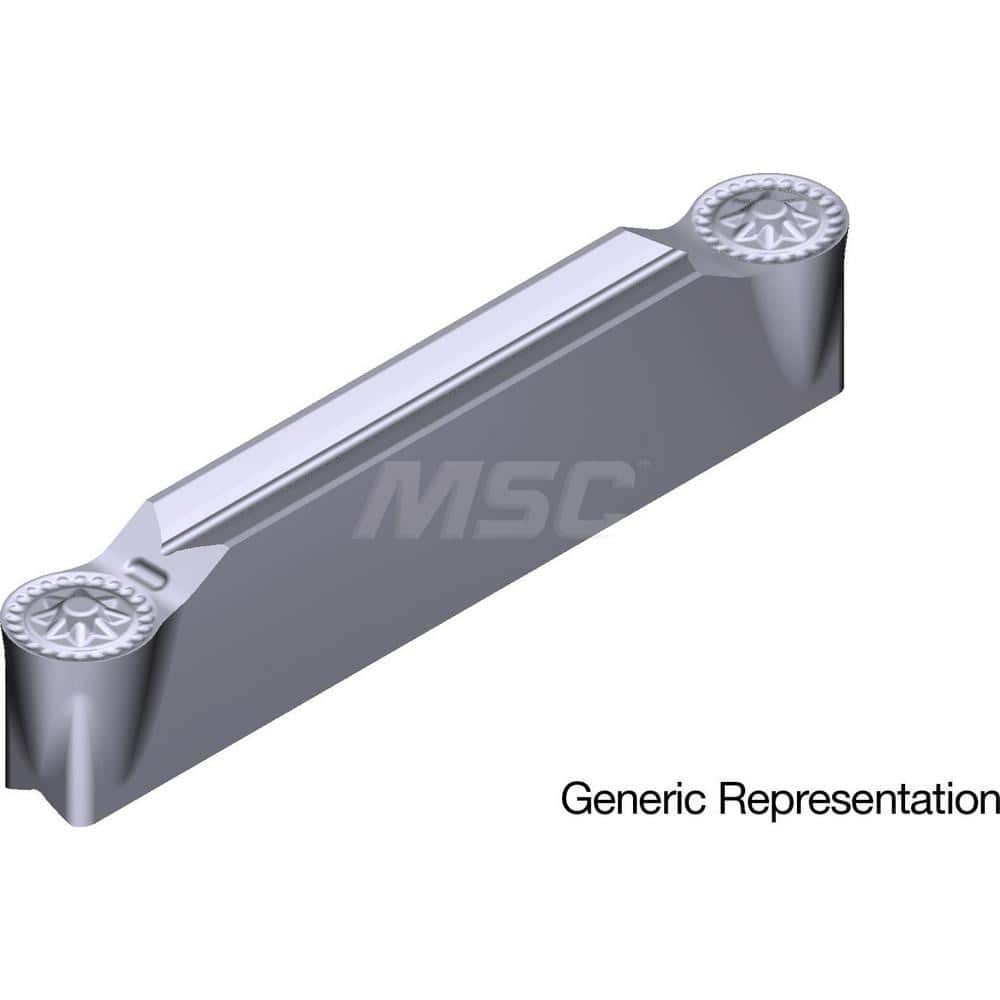Grooving Insert: GCM6030RG AC5025S, Solid Carbide Absotech Finish, Neutral, 6 mm Cutting Width, 25 mm Max Depth, Series GND