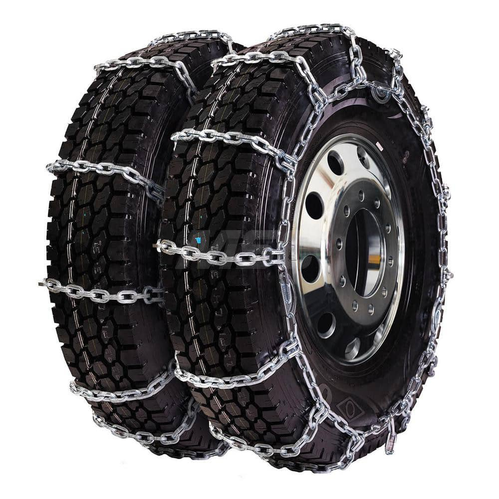 Tire Chains; For Use With: 275/85R22.5; 295/80R22.5; 11R22.5; 275/80R24.5; 315/70R22.5; 295/75R22.5; 10R20; 285/70R22.5; 305/70R22.5; 285/70R24.5; 10/90R20; 12/80R20; 285/75R22.5; 295/70R22.5; Axle Type: Dual Axle