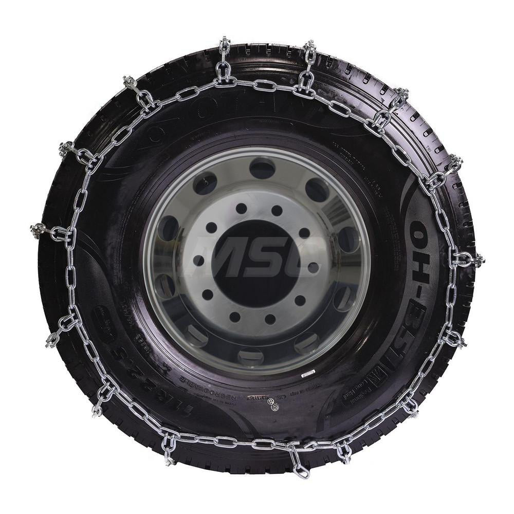 Tire Chains; For Use With: 11R22.5; 275/80R24.5; 295/75R22.5; 285/70R22.5; 305/70R22.5; 285/70R24.5; 275/75R22.5; 295/70R22.5; Axle Type: Single Axle