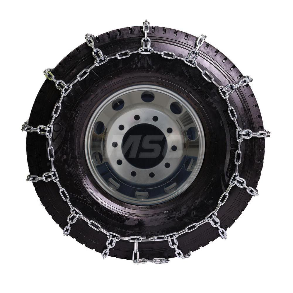 Tire Chains; For Use With: 275/85R22.5; 295/80R22.5; 11R22.5; 275/80R24.5; 315/70R22.5; 295/75R22.5; 10R20; 285/70R22.5; 305/70R22.5; 285/70R24.5; 10/90R20; 12/80R20; 285/75R22.5; 295/70R22.5; Axle Type: Single Axle