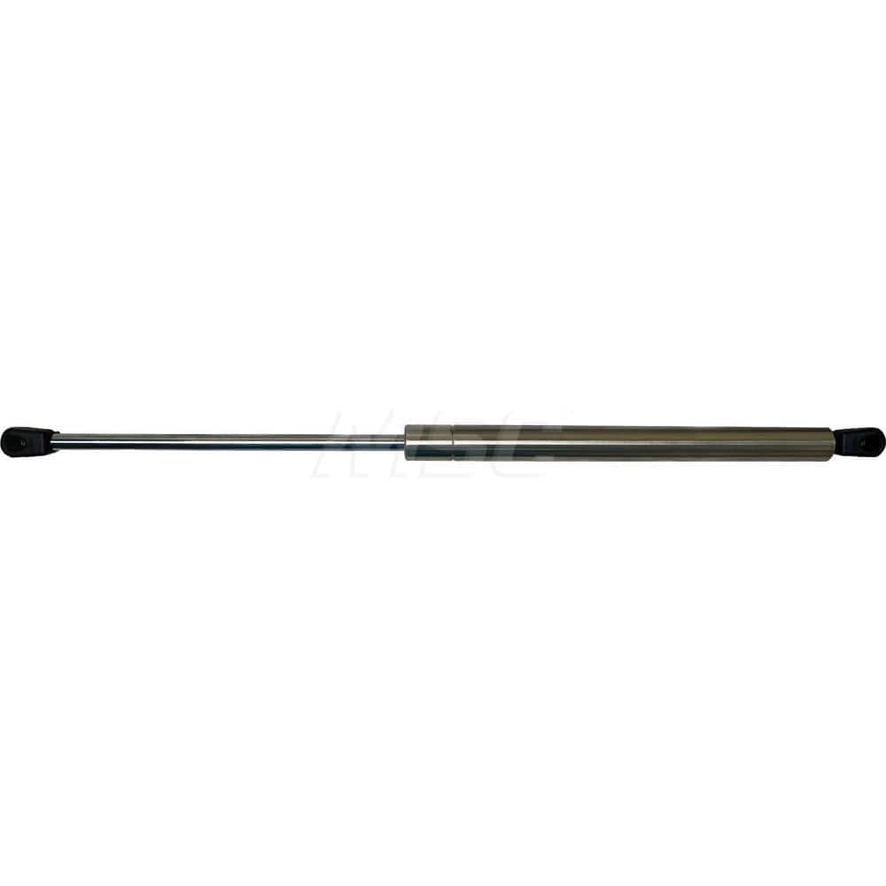 Hydraulic Dampers & Gas Springs; Fitting Type: None; Material: Stainless Steel; Extended Length: 12.00; Load Capacity: 90 lbs; Rod Diameter (Decimal Inch): 0.315; Tube Diameter: 0.710; End Fitting Connection: Plastic Ball Socket; Compressed Length: 8.5; E