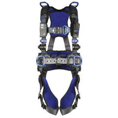 Fall Protection Harnesses: 420 Lb, Vest Style, Size Small, For Climbing Positioning Retrieval & Rescue, Back Front Hips & Shoulder Quick-Connect Leg Strap, Quick-Connect Chest Strap