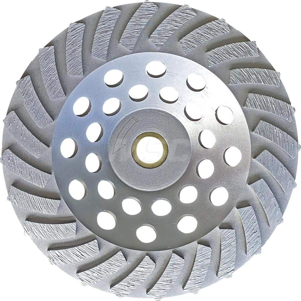 Surface Grinding Wheel: 7″ Dia, 1-7/8″ Thick, 7/8″ Hole, 50 & 60 Grit Type 27, Diamond