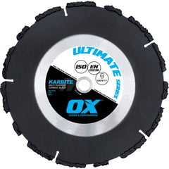 Wet & Dry Cut Saw Blade: 9″ Dia, 5/8 & 7/8″ Arbor Hole Use on Multi-Purpose & Wood, Standard Arbor