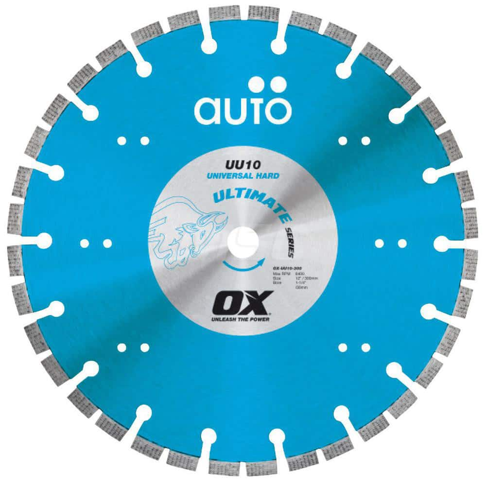 Wet & Dry Cut Saw Blade: 7″ Dia, 5/8 & 7/8″ Arbor Hole Use on Universal Hard, Round with Diamond Knockout Arbor