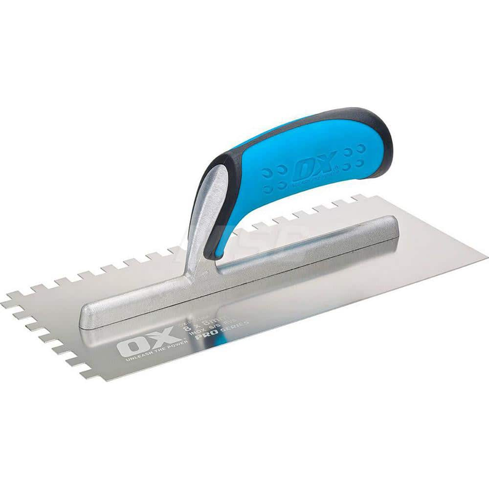 Trowels; Type: Notch Trowel; Float Material: Stainless Steel; Float Length (Inch): 11; Float Width (Inch): 4-3/4