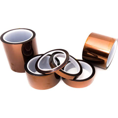 Polyimide Film Tape: 9/16″ Wide, 100' x 1 mil Thick Non-Adhesive, 100 to 500 ° F, Series PPT0.5