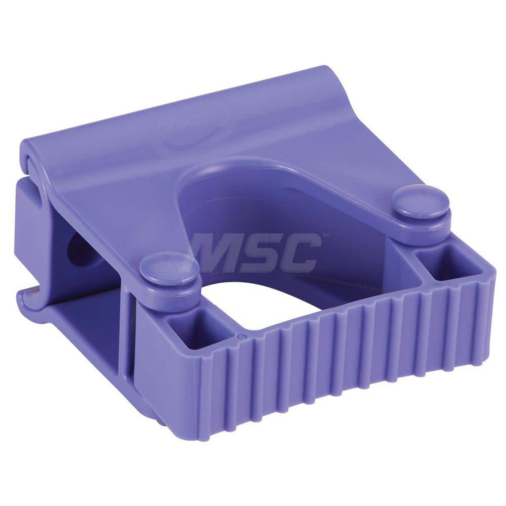 Mop & Broom Wall Hooks; Type: Wall Bracket; Number Of Holders: 1.000; Maximum Load Capacity: 6.61; Material: Polypropylene; TPE Rubber; Polyamide; Color: Purple; Width (Inch): 3.43