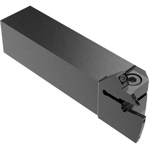 Seco - CFI, External, Left Hand, 10.5mm Max Depth of Cut, 3mm Max Groove Width, Indexable Grooving Tool Holder - LC.. 1603.. Insert Compatibility, 25mm Shank Height, 25mm Shank Width, 117mm OAL, Through Coolant - Benchmark Tooling