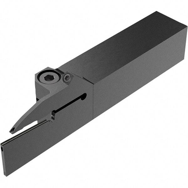 Seco - CFZ, External, Right Hand, 28mm Max Depth of Cut, 2mm Max Groove Width, Indexable Grooving Tool Holder - LC.. 2802.. Insert Compatibility, 20mm Shank Height, 20mm Shank Width, 115mm OAL, Through Coolant - Benchmark Tooling