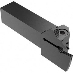 Seco - CFI, External, Left Hand, 19.5mm Max Depth of Cut, 6mm Max Groove Width, Indexable Grooving Tool Holder - LC.. 1606.. Insert Compatibility, 20mm Shank Height, 20mm Shank Width, 111mm OAL, Through Coolant - Benchmark Tooling