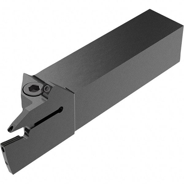 Seco - CFM, External, Right Hand, 21.5mm Max Depth of Cut, 4mm Max Groove Width, Indexable Grooving Tool Holder - LC.. 1604.. Insert Compatibility, 25mm Shank Height, 25mm Shank Width, 129.5mm OAL, Through Coolant - Benchmark Tooling