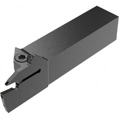 Seco - CFM, External, Right Hand, 21.5mm Max Depth of Cut, 4mm Max Groove Width, Indexable Grooving Tool Holder - LC.. 1604.. Insert Compatibility, 25mm Shank Height, 25mm Shank Width, 129.5mm OAL, Through Coolant - Benchmark Tooling