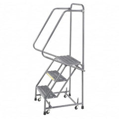 Ballymore - Rolling & Wall Mounted Ladders & Platforms Type: Stairway Slope Ladder Style: 59 Degree Incline - Benchmark Tooling