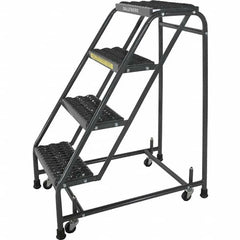 Ballymore - Rolling & Wall Mounted Ladders & Platforms Type: Stairway Slope Ladder Style: 50 Degree Incline - Benchmark Tooling