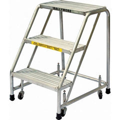 Ballymore - Rolling & Wall Mounted Ladders & Platforms Type: Rolling Style: Spring Loaded Rolling Safety Ladder - Benchmark Tooling