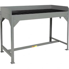 Little Giant - Stationary Work Benches, Tables Type: Parts Washing Table Top Material: Steel Bar Grating - Benchmark Tooling