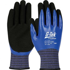 PIP - Size S, ANSI Cut Lvl A3, Puncture Lvl 4, Abrasion Lvl 4, Nitrile Coated Cut Resistant Gloves - Benchmark Tooling