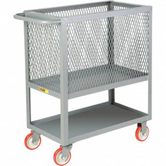Little Giant - 1,200 Lb Capacity, 1 Shelf, Platform Truck - 48" Long x 24" Wide x 40" High - Benchmark Tooling