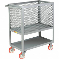 Little Giant - 1,200 Lb Capacity, 1 Shelf, Platform Truck - 36" Long x 24" Wide x 40" High - Benchmark Tooling