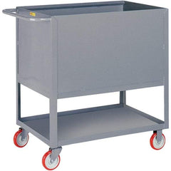 Little Giant - 1,200 Lb Capacity, 1 Shelf, Platform Truck - 48" Long x 24" Wide x 40" High - Benchmark Tooling