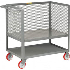 Little Giant - 1,200 Lb Capacity, 1 Shelf, Platform Truck - 48" Long x 24" Wide x 40" High - Benchmark Tooling