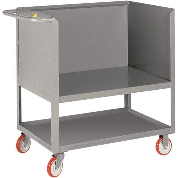 Little Giant - 1,200 Lb Capacity, 1 Shelf, Platform Truck - 32" Long x 18" Wide x 40" High - Benchmark Tooling