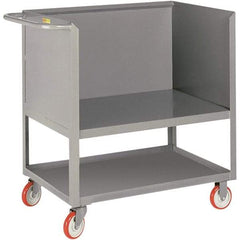 Little Giant - 1,200 Lb Capacity, 1 Shelf, Platform Truck - 32" Long x 18" Wide x 40" High - Benchmark Tooling