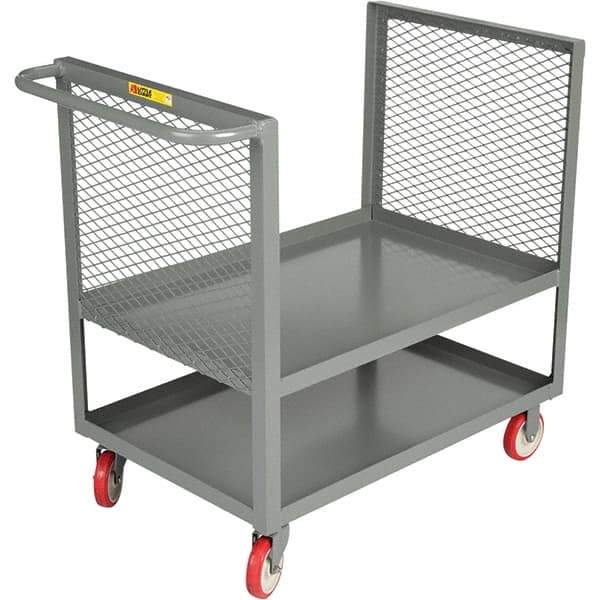 Little Giant - 1,200 Lb Capacity, 2 Shelf, Shelf Truck - 48" Long x 24" Wide x 40" High - Benchmark Tooling