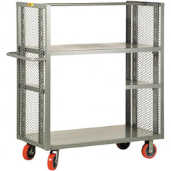 Little Giant - 3,600 Lb Capacity, 2 Shelf, Shelf Truck - 48" Long x 24" Wide x 57" High - Benchmark Tooling
